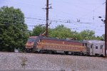 NJT 4636 shoving east towards Trenton.